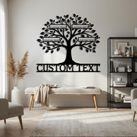 Custom Family Tree Metal Sign