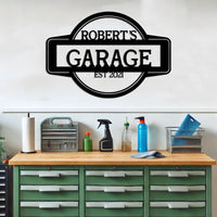 Custom Garage Metal Sign