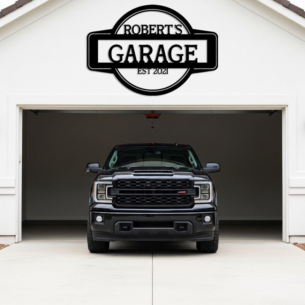 Custom Garage Metal Sign