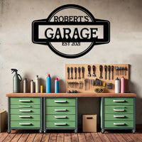 Custom Garage Metal Sign