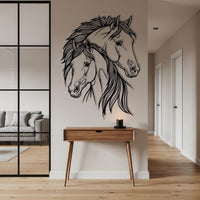 Country Horse Metal Wall Art