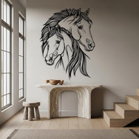 Country Horse Metal Wall Art
