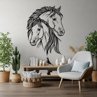 Country Horse Metal Wall Art