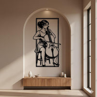 Cello Player Wall Art