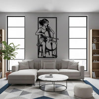 Cello Player Wall Art