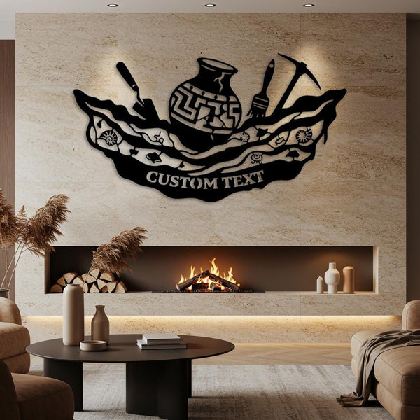 Archaeology Custom Metal Sign