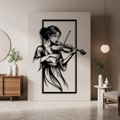 Violin Player Wall Art
