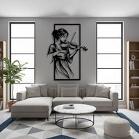 Violin Player Wall Art