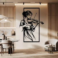 Violin Player Wall Art