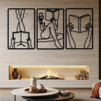 Minimalist Book Lover Wall Art Sets