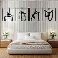 Aerial Silk Metal Wall Art