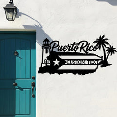 Puerto Rico Custom Metal Sign