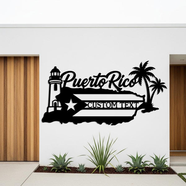 Puerto Rico Custom Metal Sign