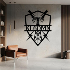 Ham Radio Custom Metal Sign