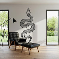 Large Snake Metal Wall Art