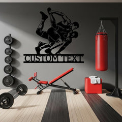 Wrestling Custom Metal Sign