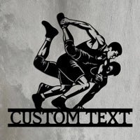 Wrestling Custom Metal Sign
