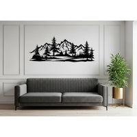 Mountain Metal Wall Decor
