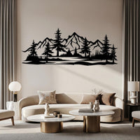 Mountain Metal Wall Decor