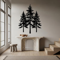 Pine Tree Metal Wall Decor