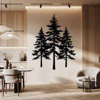Pine Tree Metal Wall Decor