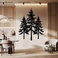 Pine Tree Metal Wall Decor