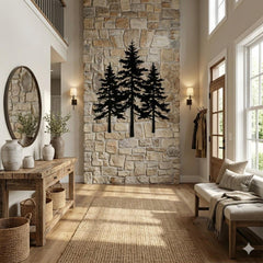 Pine Tree Metal Wall Decor