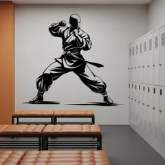 Karate Fighter Metal Wall Decor