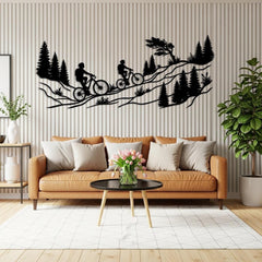 Mountain Bike Metal Wall Decor