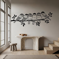 Birds on Branch Metal Wall Decor