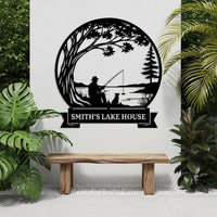Personalized Lake House Name Sign