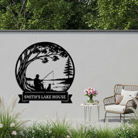 Personalized Lake House Name Sign