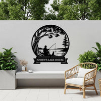Personalized Lake House Name Sign