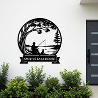 Personalized Lake House Name Sign
