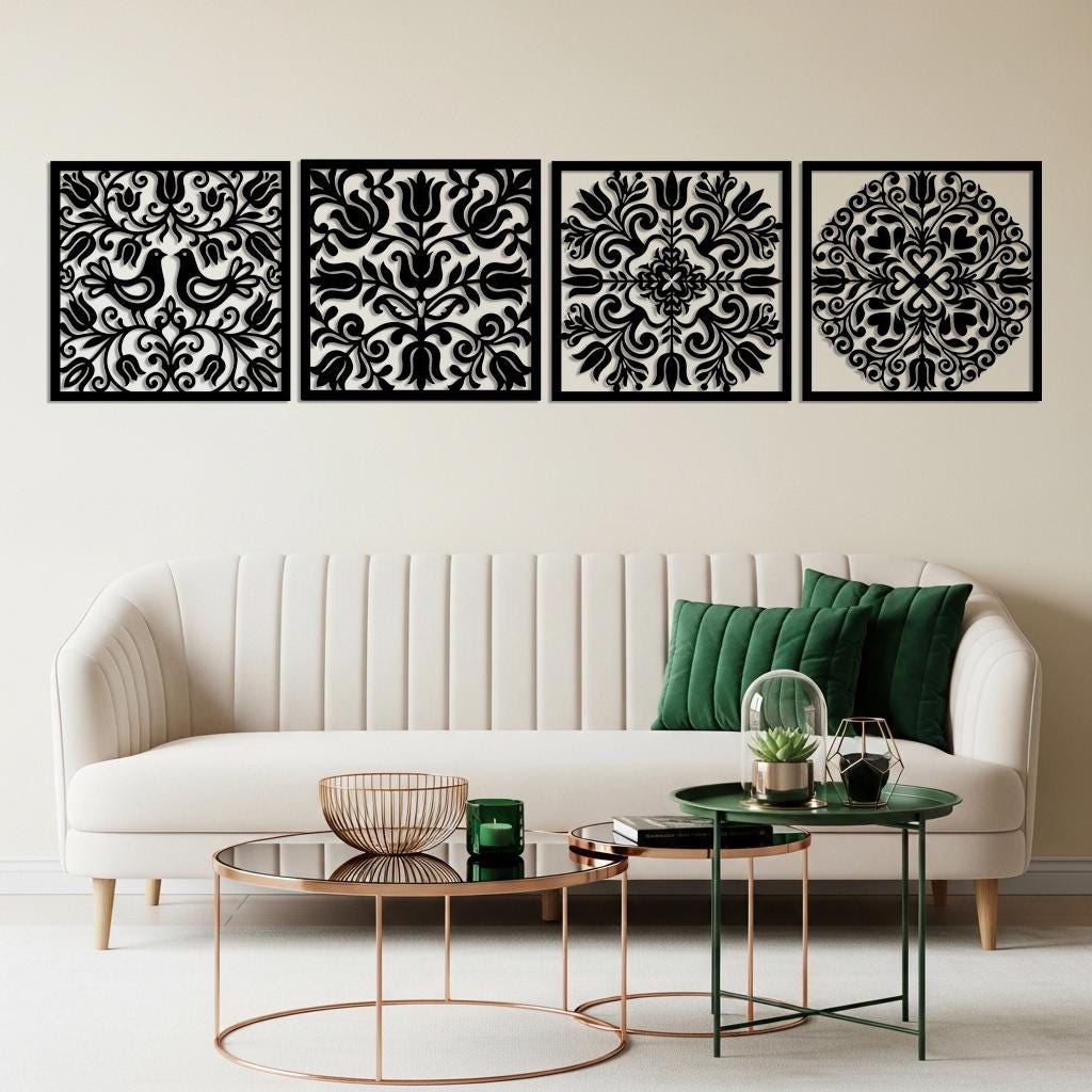 Hungarian Folk Metal Wall Art