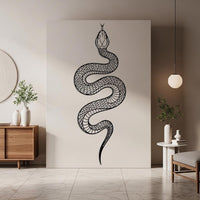 Large Snake Metal Wall Art
