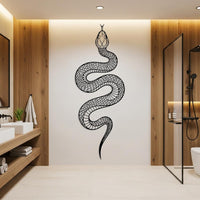 Large Snake Metal Wall Art