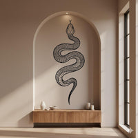 Large Snake Metal Wall Art