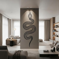 Large Snake Metal Wall Art