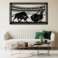 Matador Arena Metal Wall Decor