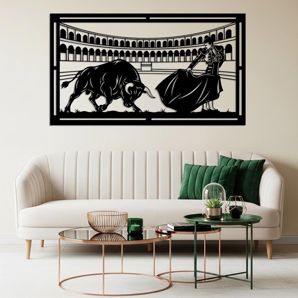 Matador Arena Metal Wall Decor