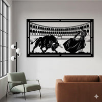 Matador Arena Metal Wall Decor