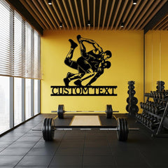 Wrestling Custom Metal Sign