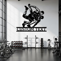 Wrestling Custom Metal Sign
