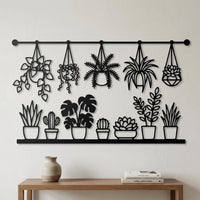 Boho Vase Flofers Wall Decor