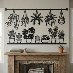 Boho Vase Flofers Wall Decor
