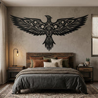 tribal phoenix wall art