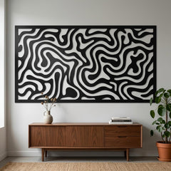 large abstract wall art