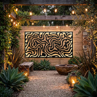 large abstract wall art