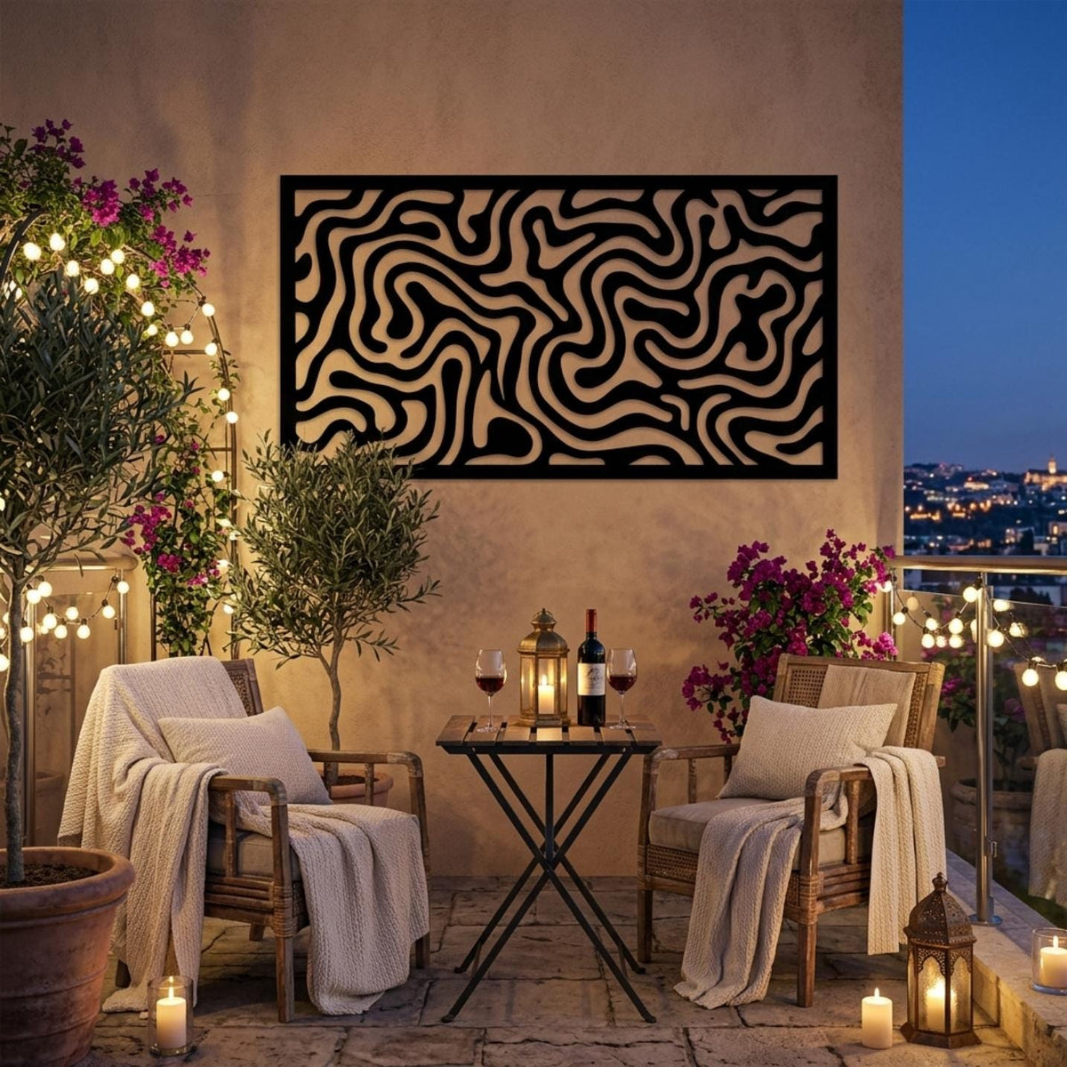 large abstract wall art